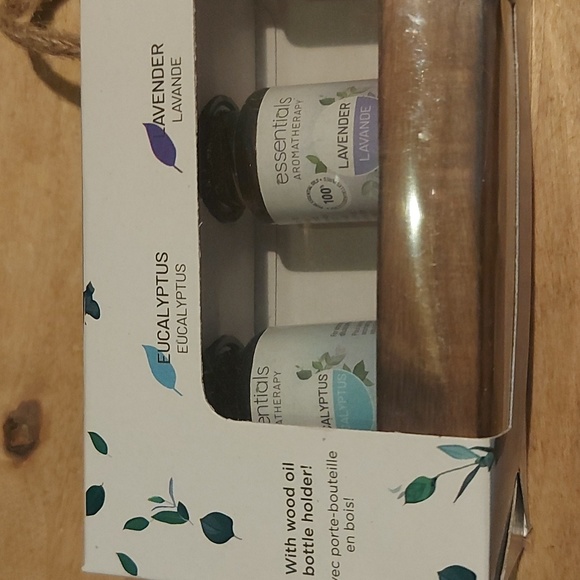 Relaxus Essential Oils Set/ Dark Wooden Case/ Rope Strap/ NWOT - Picture 3 of 8